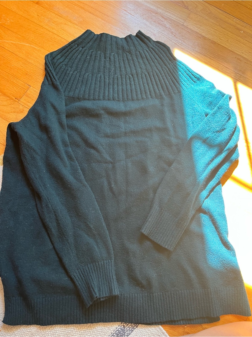 Anthropologie teal sweater size L
